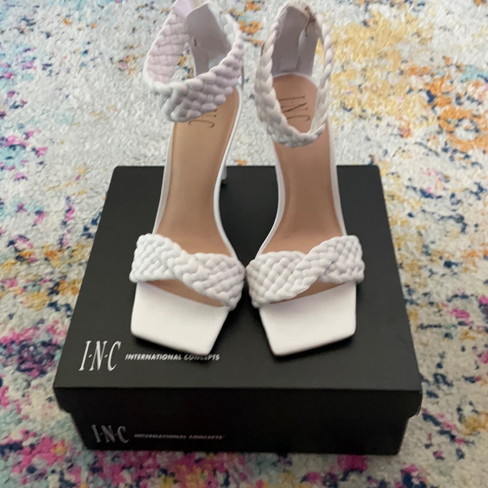 white inc heels